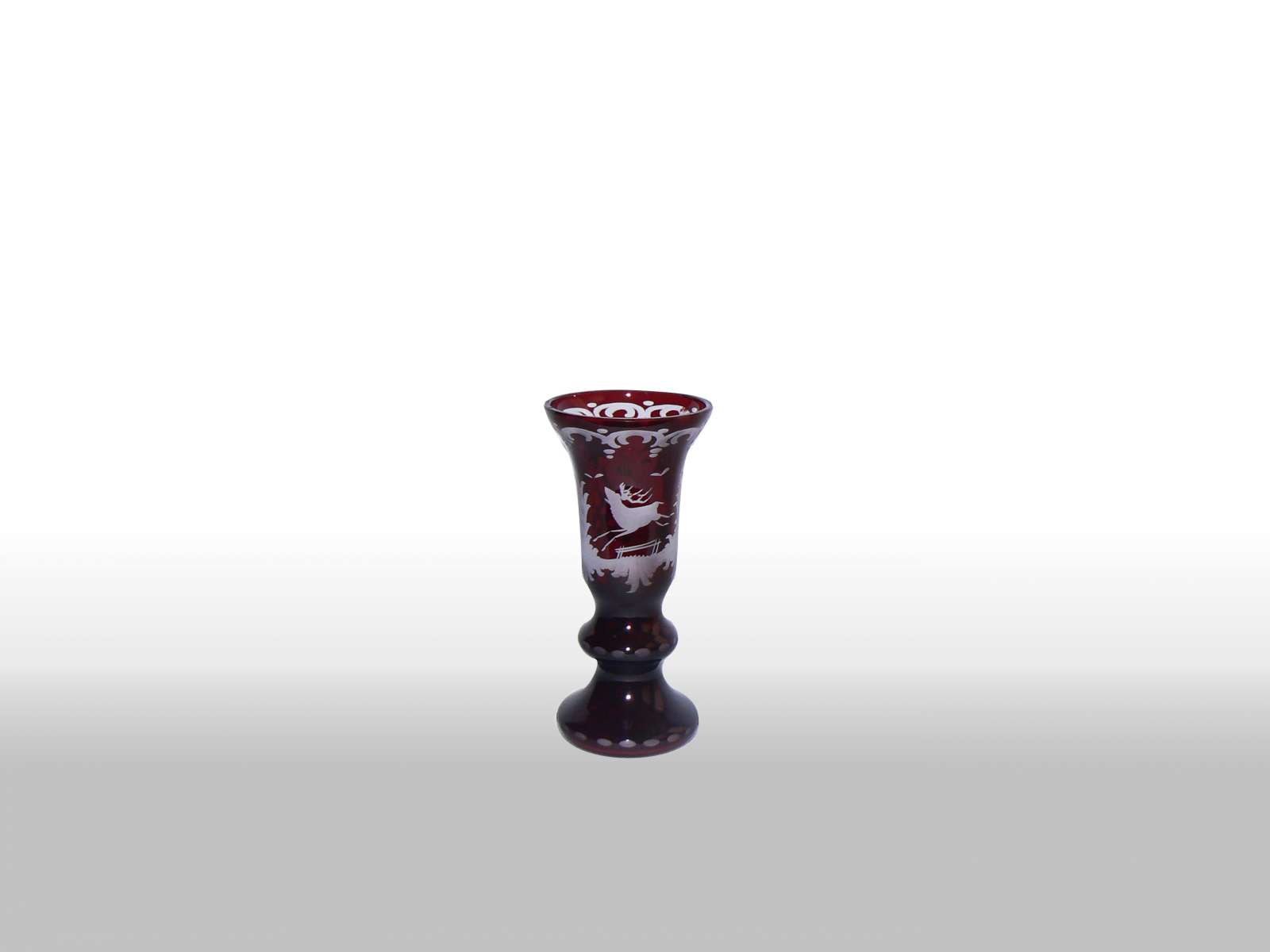 Sklo váza miniatura | Kód zboží: E/mini/8152/12/28011 červená, Arebeska, pohárek | Cena za 1 kus: 0,- Kč